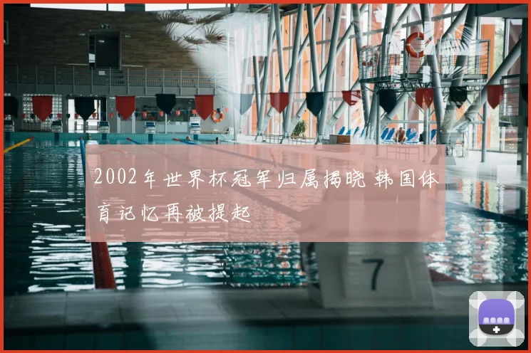 2002年世界杯冠军归属揭晓 韩国体育记忆再被提起