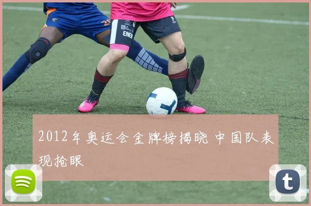 2012年奥运会金牌榜揭晓 中国队表现抢眼